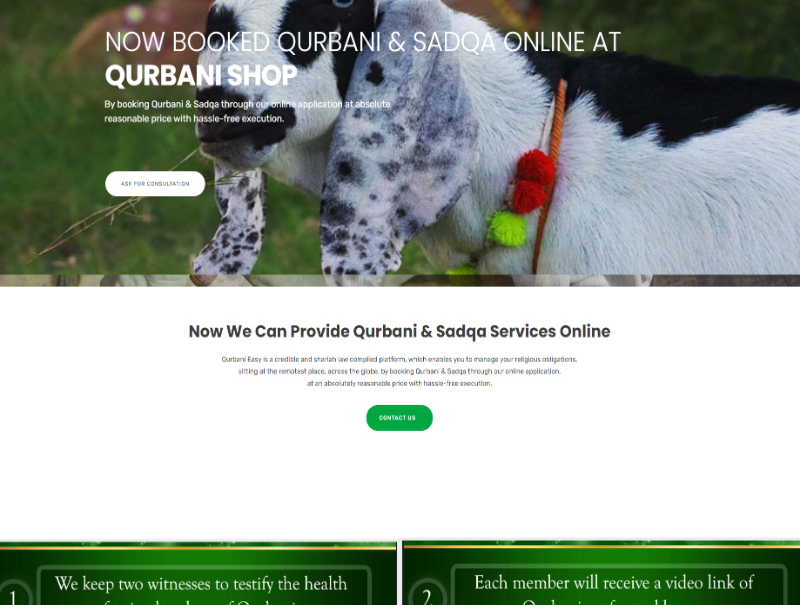Qurbani Online Store